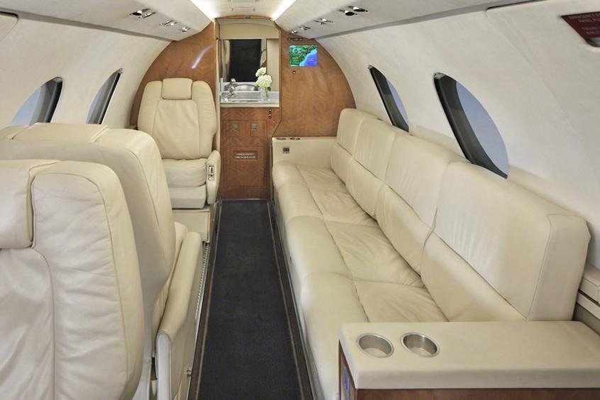 Private aircraft rental in LatviaFalcon 20 / 200