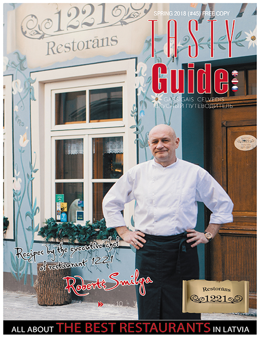 Журнал Tasty Guide Nr 45. Шеф-повар ресторана 1221 Робертс Смилга
