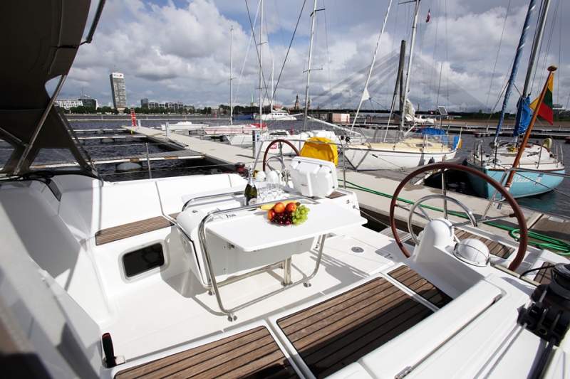 sailing yacht for rent in Latvia Sun Odyssey 439