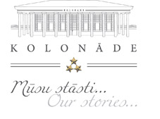 Логотип Ресторан Kolonāde. Mūsu stāsti...